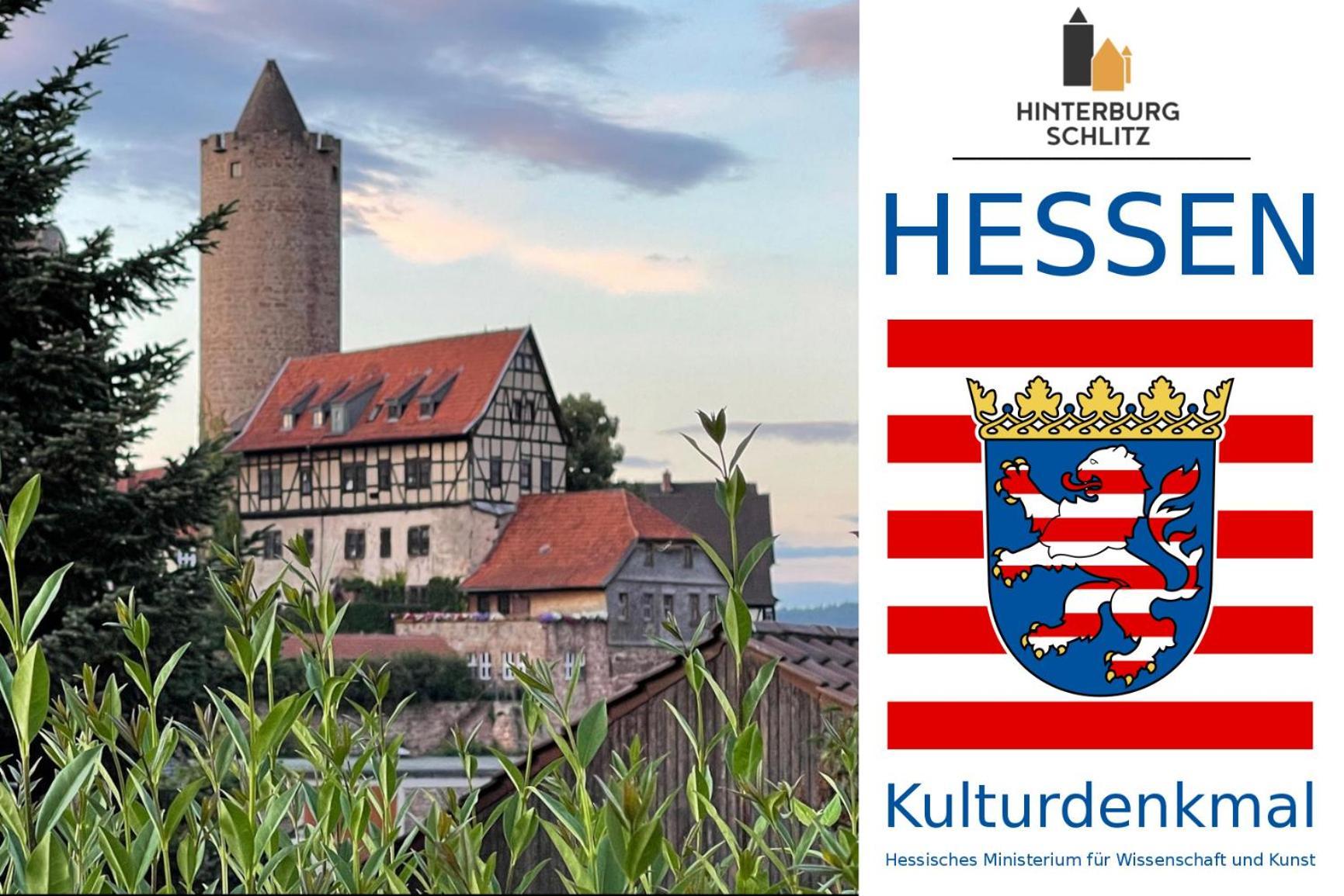 Alte Foersterei - Elegantes Apartment In Der Historischen Hinterburg Schlitz - Nahe Fulda Und Bad Hersfeld Luaran gambar